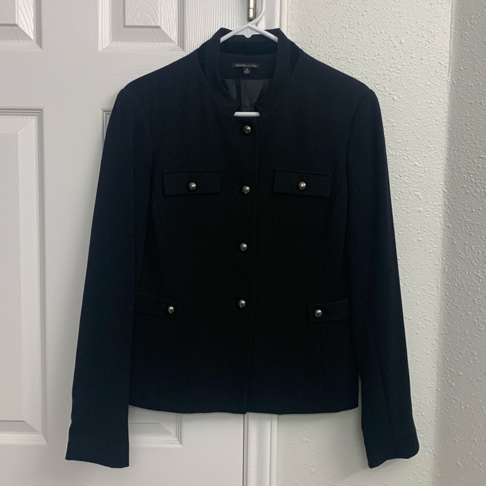 Rafaella Studio Women’s Black Suit Top, sz. 10